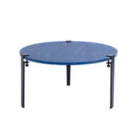 table basse - pacifico bleu minéral