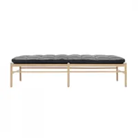 canapé - daybed ow150 chêne huilé blanchi/ cuir thor 301
