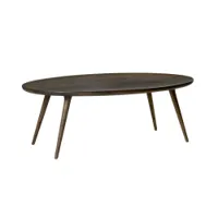 table basse - accent oval chêne sirka gris