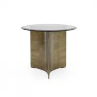 table d'appoint guéridon - arc small laiton ø 50 x h 41 cm