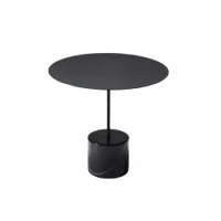 table d'appoint guéridon - calibre low noir ø 44 x h 40 cm