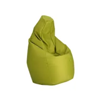 pouf - sacco medium tissu vip vert