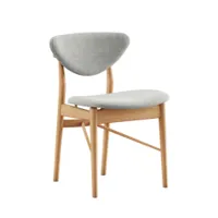 chaise - 108 tissu remix 123 chêne huilé foncé
