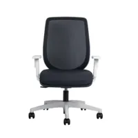fauteuil de bureau - new line white blanc/ noir