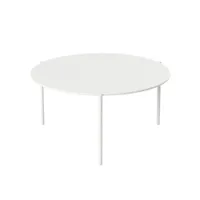 table basse - pausa blanc ø 80 x h 40 cm