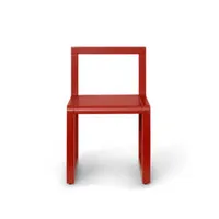 siège - chaise enfant little architect rouge coquelicot