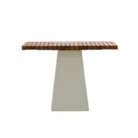 table et table basse extérieur - table inout 35 blanc