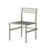 chaise et petit fauteuil extérieur - chaise 19 outdoors gris