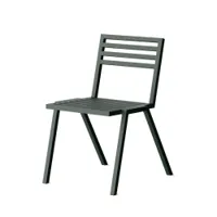 chaise et petit fauteuil extérieur - chaise empilable 19 outdoors vert