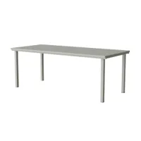 table et table basse extérieur - table 19 outdoors 200x90 gris