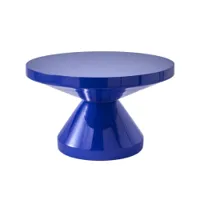 table basse - zig zag bleu foncé