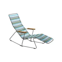 bain de soleil, chaise longue et hamac - sunrocker click multicolore 2