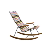 fauteuil extérieur - rocking chair click multicolore 1