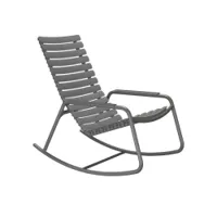 fauteuil extérieur - rocking chair reclips gris foncé