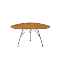 table et table basse extérieur - table leaf bambou/ gris