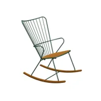 fauteuil extérieur - rocking chair paon vert sapin