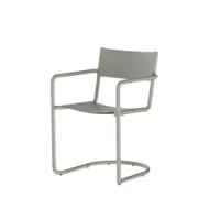 chaise et petit fauteuil extérieur - petit fauteuil sine gris