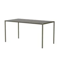table et table basse extérieur - table sine 151x75,5 vert foncé