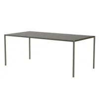 table et table basse extérieur - table sine 189x94,5 vert foncé