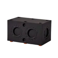 pouf - modular imagination 78x45 noir mat