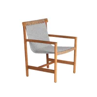 chaise et petit fauteuil extérieur - petit fauteuil amanu lin