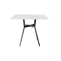 table et table basse extérieur - table branch 80x80 granit/wengé