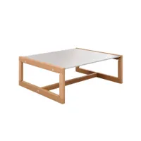 table et table basse extérieur - table basse carlotta 72x87 gris