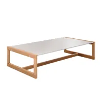 table et table basse extérieur - table basse carlotta 72x131 gris