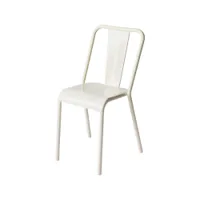 chaise - t37  blanc perlé