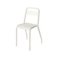 chaise - ud  blanc perlé
