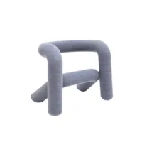fauteuil - extra bold mélangé gris bleu