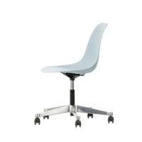fauteuil de bureau - eames plastic side chair pscc gris bleuté re