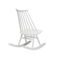 fauteuil - mademoiselle rocking chair blanc bouleau l 55cm x p 94cm x h 97cm,  assise h 45cm