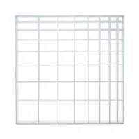etagère - bookshelf blanc panneaux fibre haute densité laqués l 252cm x p 40cm x h 254cm