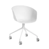 fauteuil de bureau - about a chair aac 24 blanc
