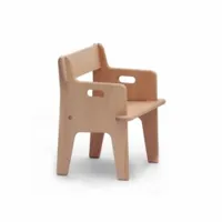 siège - chaise enfant peter ch410 l 42cm x p 32cm x h 47cm,  assise h 26cm hêtre naturel
