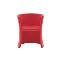siège - chaise enfant trioli l 49,5cm x p 45cm x h 58cm,  assise h 27-37-45cm rouge polyéthylène