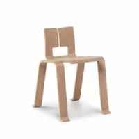 chaise - 517 ombra tokyo contreplaqué de chêne naturel l 45cm x p 51cm x h 67cm,  assise h 45cm