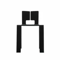 chaise - 517 ombra tokyo contreplaqué de chêne noir l 45cm x p 51cm x h 67cm,  assise h 45cm
