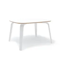 table & bureau - table pour enfants play blanc, bois contreplaqué de bouleau, plateau stratifié l 84,5cm x p 69,25cm x h 46,25cm
