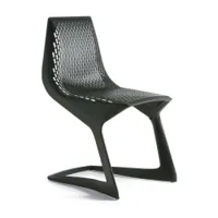 chaise - myto basf ultradur® high speed plastic noir l 51cm x p 55cm x  h 82cm,  assise h 46cm