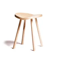 tabouret - ulrik stool diam 35cm x h 43,5cm frêne frêne, polypropylène