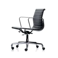 fauteuil de bureau - aluminium group dossier bas ea117 noir