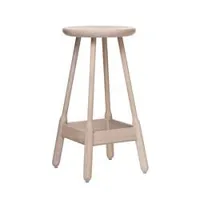 tabouret haut - albert bar stool blanc chêne huilé l 38 x p 38 x h 75 cm