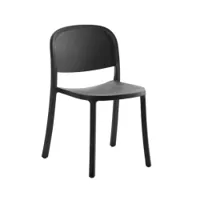 chaise - 1 inch reclaimed anthracite polypropylène recyclé, fibre de bois