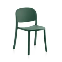 chaise - 1 inch reclaimed vert polypropylène recyclé, fibre de bois