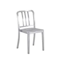 chaise - heritage chair aluminium brossé aluminium recyclé