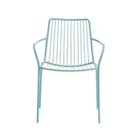 petit fauteuil - nolita 3656 azur acier finition époxy
