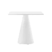 table - ikon 865 blanc polypropylène, acier finition époxy