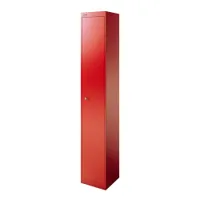 meuble de rangement - clk vestiaire rouge acier finition époxy
